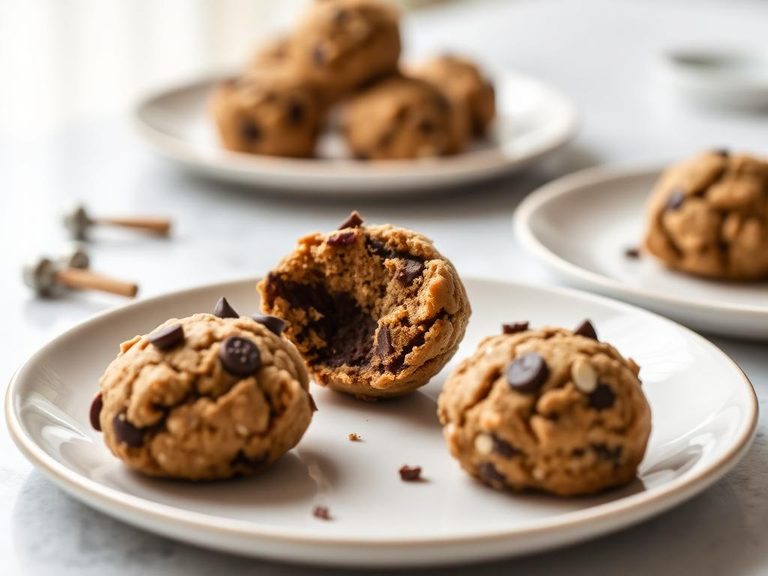 Baked goods like vegan cookies or energy balls