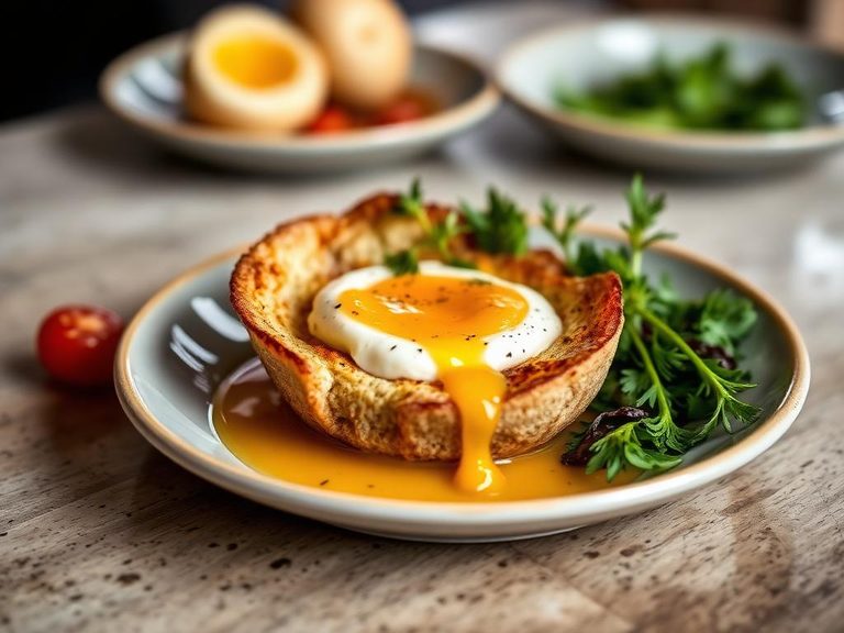 Baked Goose Egg