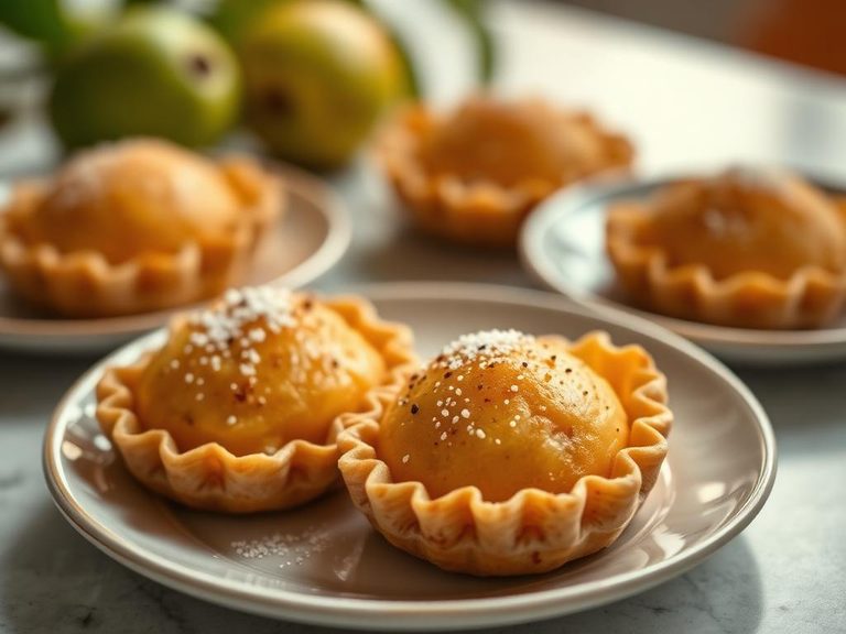 Baked guava pastries
