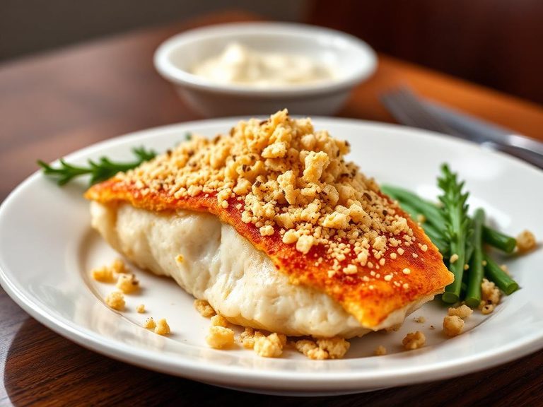 Baked Haddock with Ritz Cracker Topping