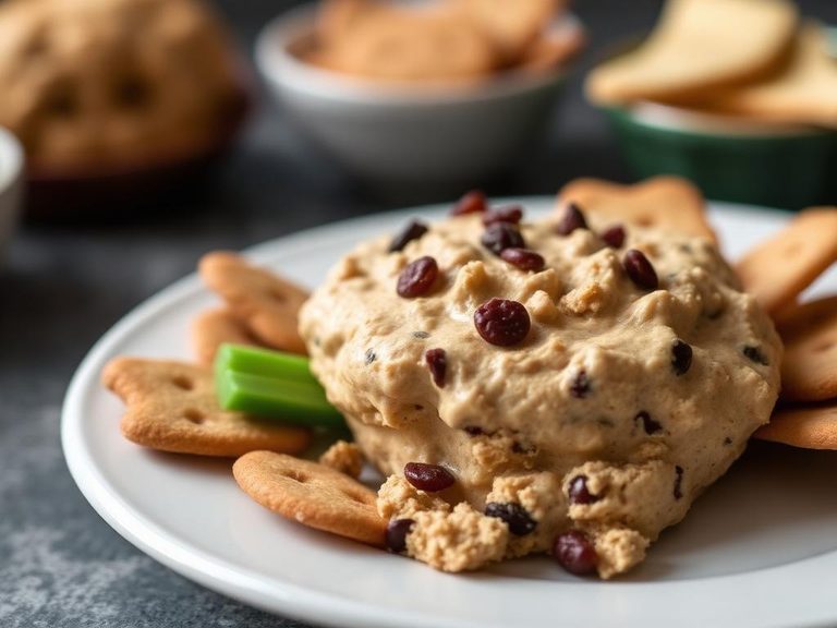 Baked Oatmeal Raisin Cookie Dough Dip