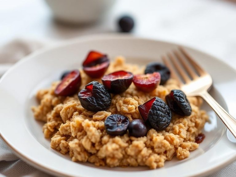 Baked Oatmeal with Prunes