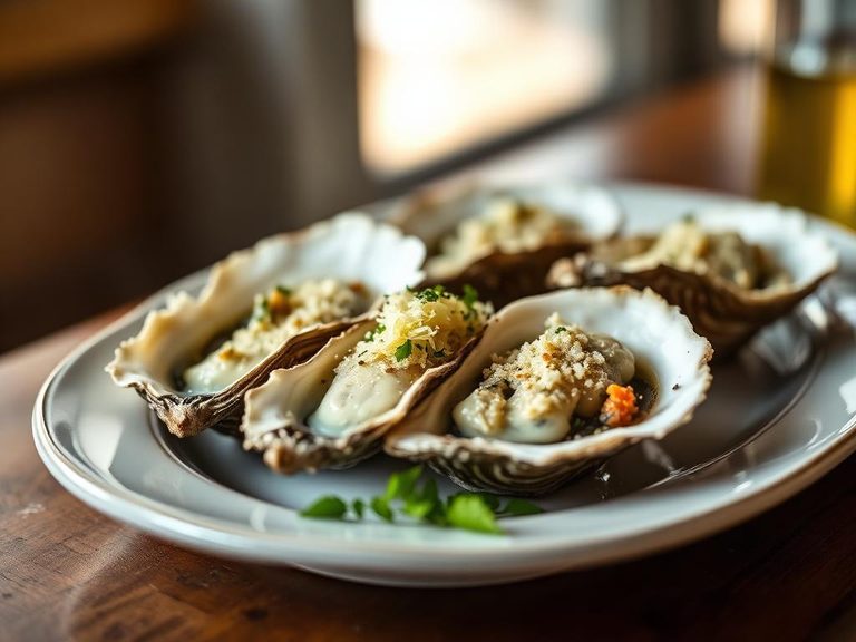 Baked Oysters with Parmesan