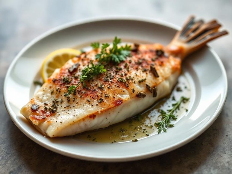 Baked Pompano with Herbs
