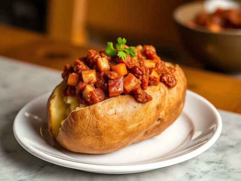 Baked Potato with Chili
