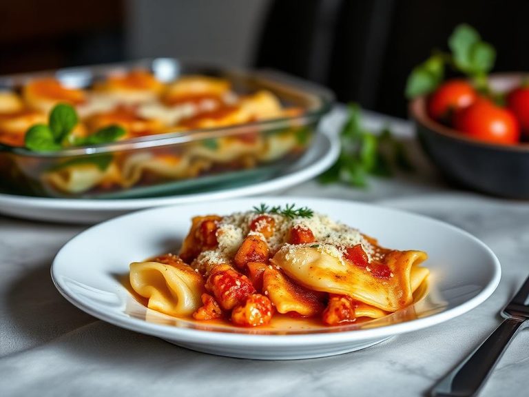 Baked Ravioli Gratin