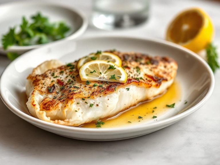 Baked Rockfish with Lemon and Herbs