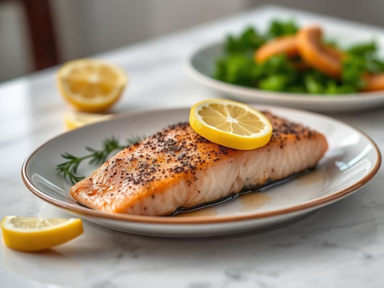 Baked Salmon with Lemon