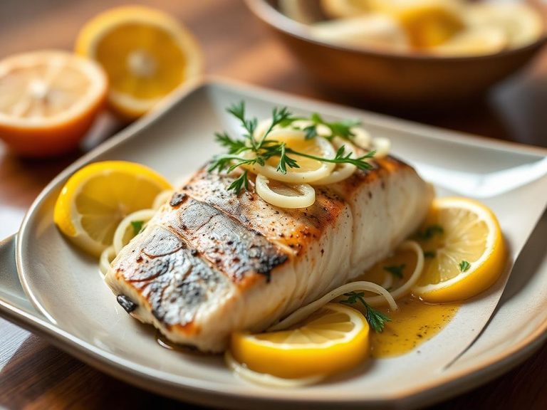 Baked Sea Trout with Fennel and Citrus