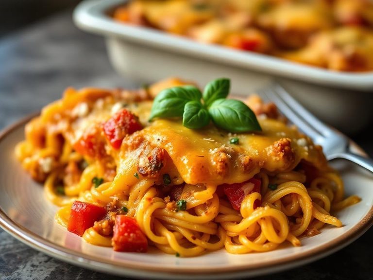 Baked Spaghetti Squash Casserole