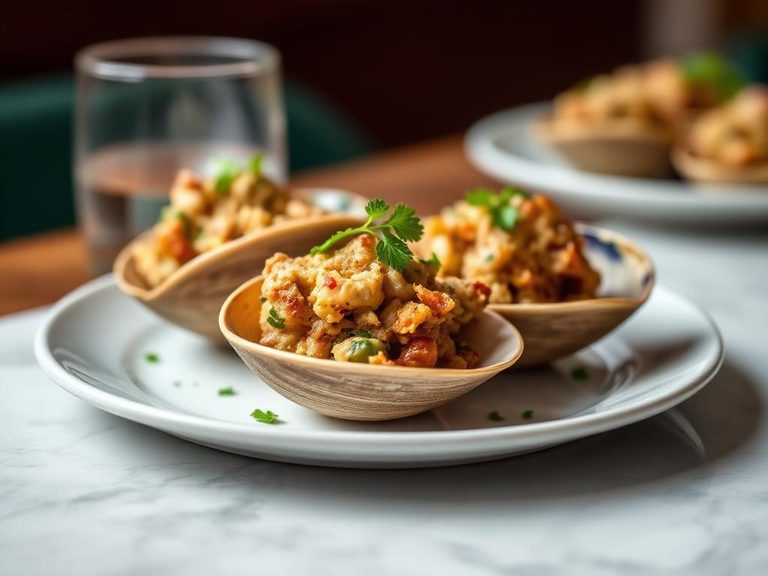 Baked Stuffed Clams