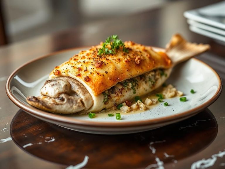 Baked Stuffed Flounder
