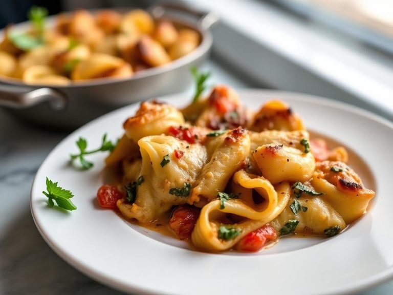 Baked Tortellini Gratin