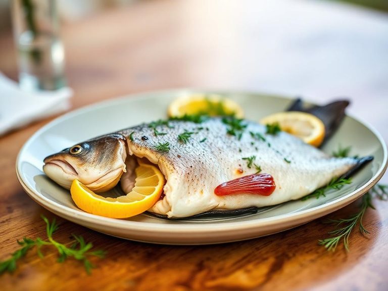 Baked Trout Stuffed with Citrus and Dill