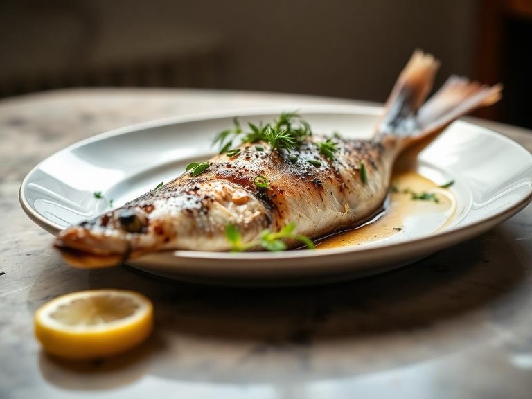 Baked Walleye with Herbs