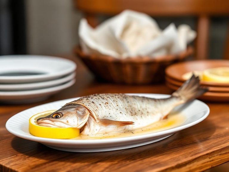 Baked Whiting with Lemon