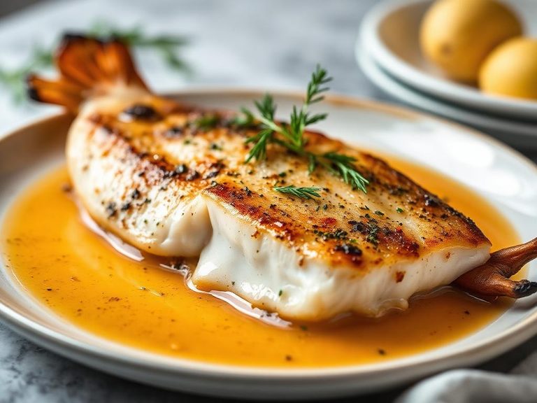 Baked Yellowtail with Herbs