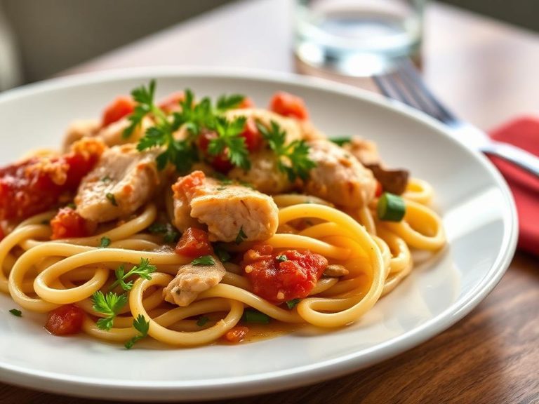 Baked Ziti with Chicken and Vegetables