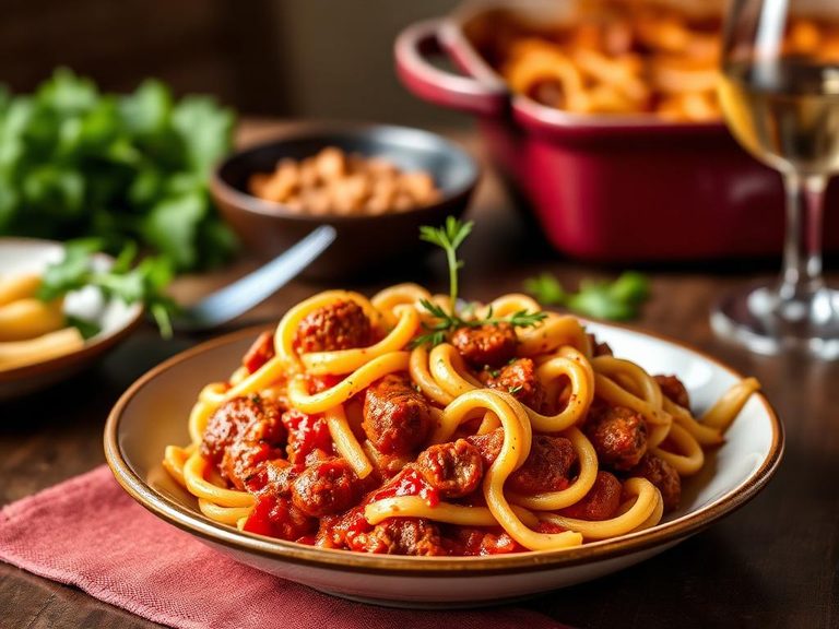 Baked Ziti with Sausage