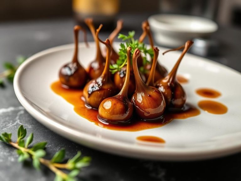 Balsamic Glazed Shallots