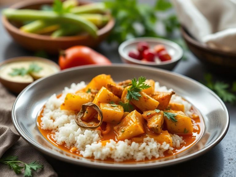 Bamboo shoot curry