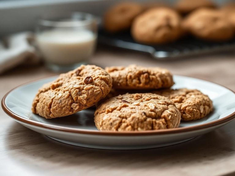 Banana Bread Oatmeal Cookies