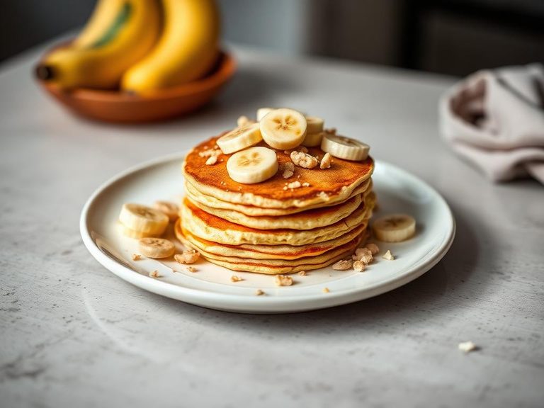 Banana Cereal Pancakes