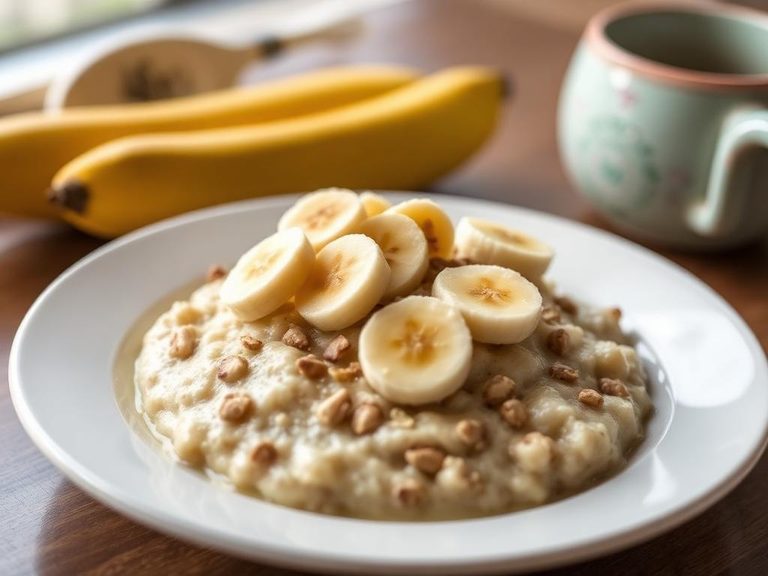 Banana Oat Baby Porridge