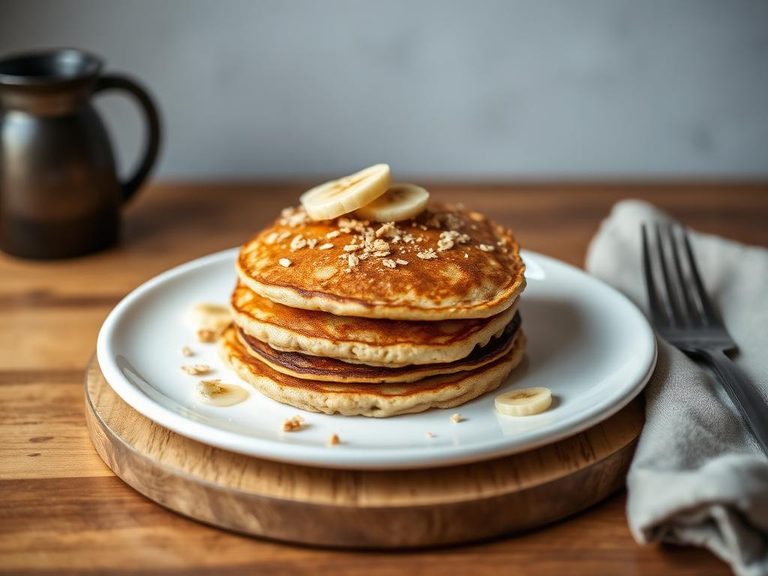 Banana-oat pancakes