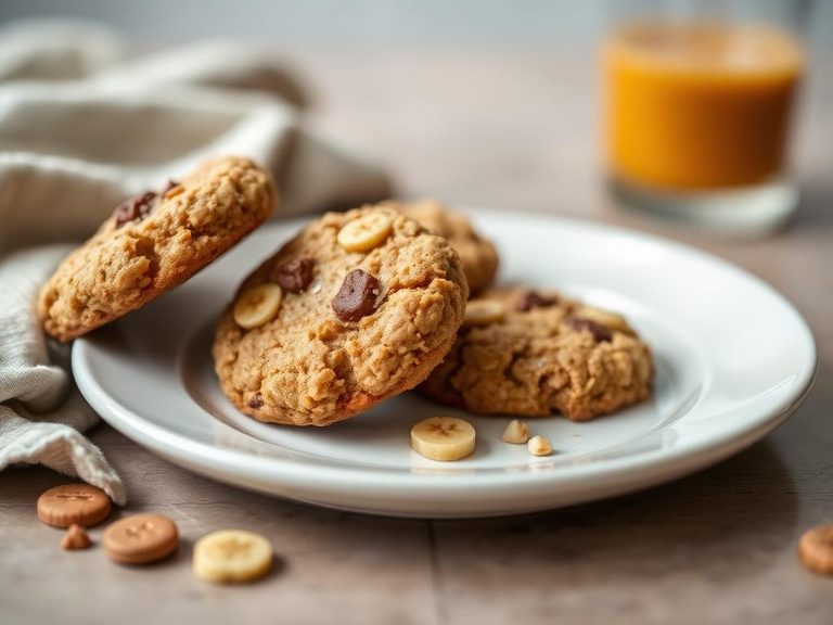 Banana Oatmeal Cookies