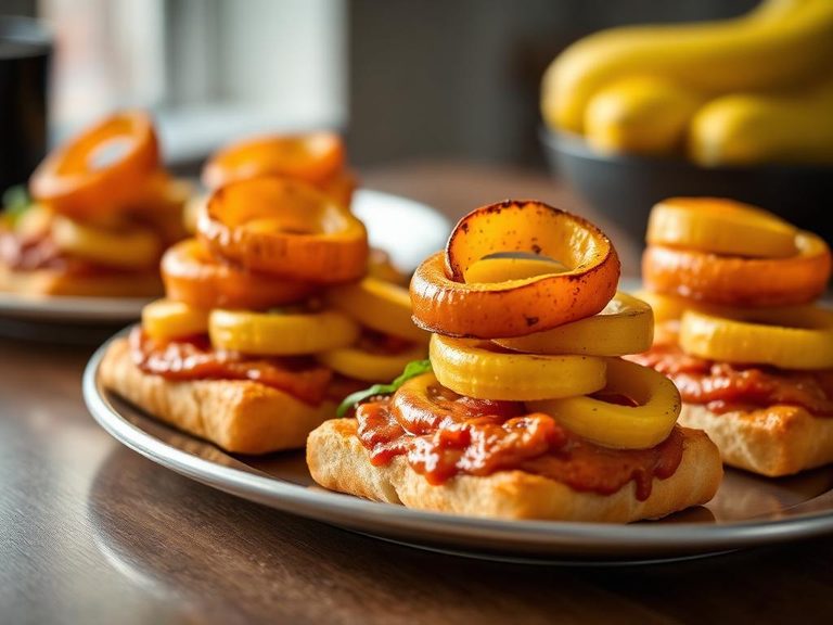 Banana pepper rings on sandwiches or pizzas