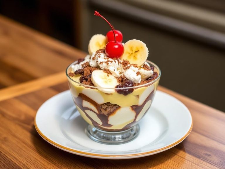 Banana Split Parfait