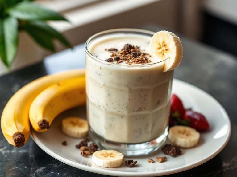 Banana-Yogurt Breakfast Smoothie