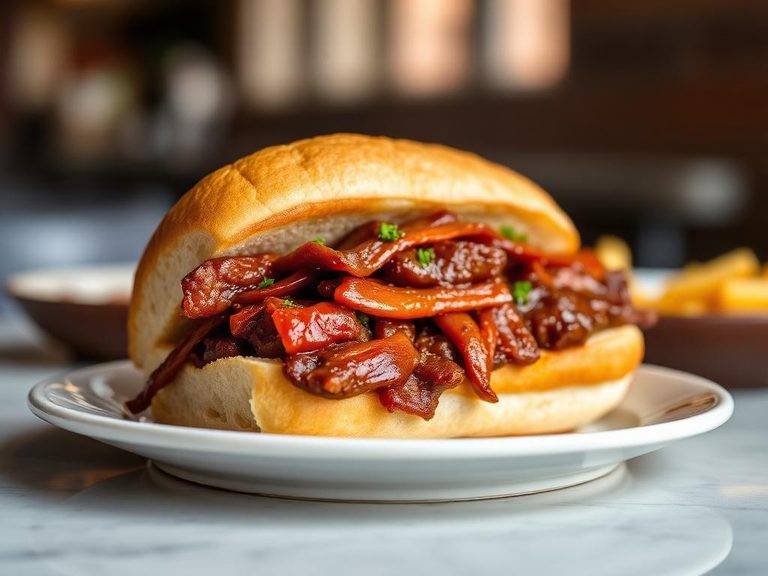 Barbecue Beef Po' Boy