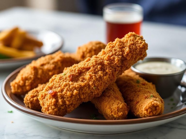 Barbecue Chip-Crusted Chicken Tenders
