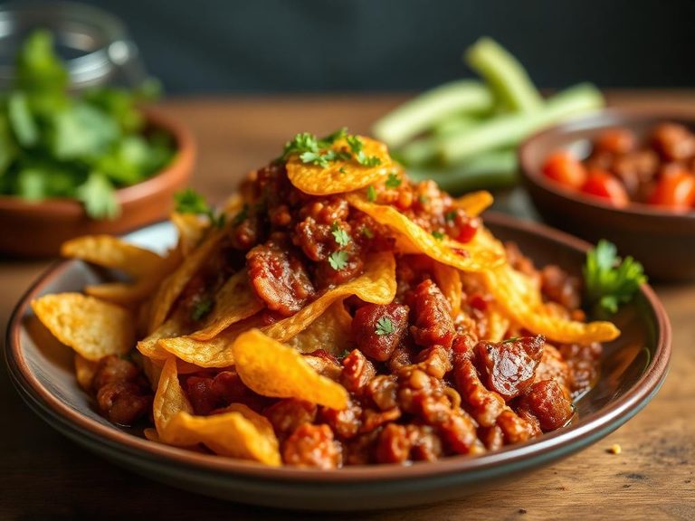 Barbecue Chip Garnish for Chili