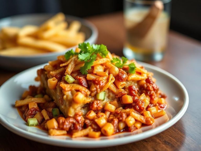 Barbecue Chip-Topped Casserole