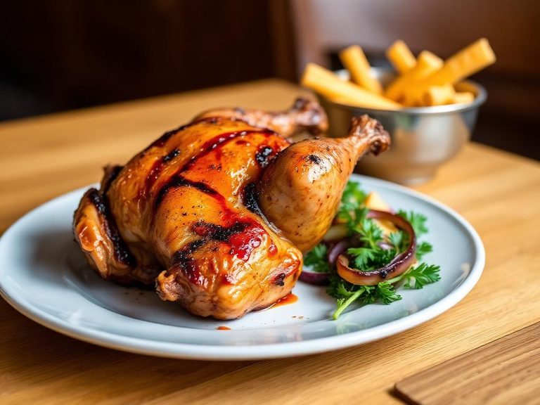 Barbecued Cornish Game Hen