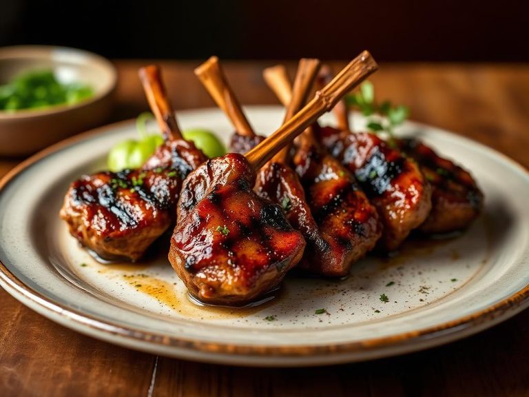 Barbecued Lamb Cutlets