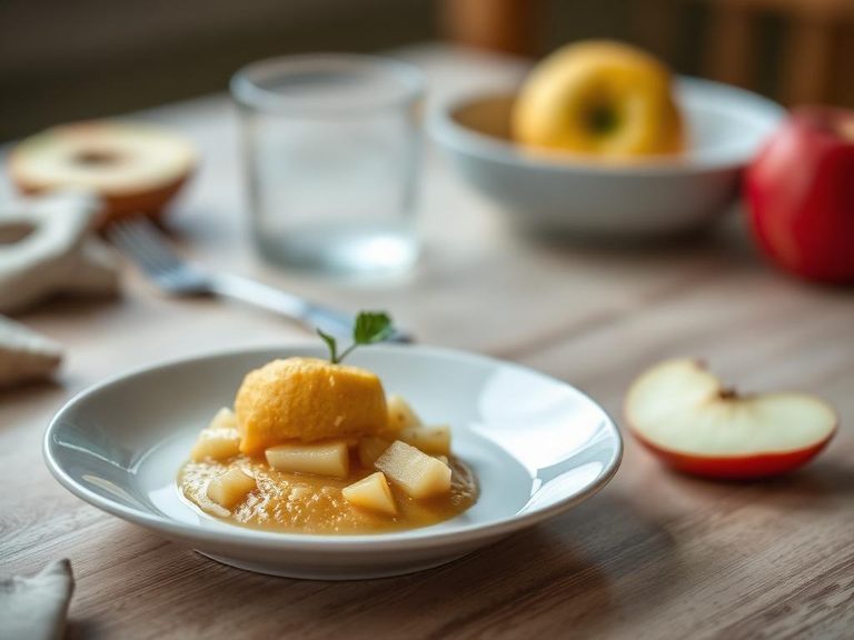 Barley and Apple Puree