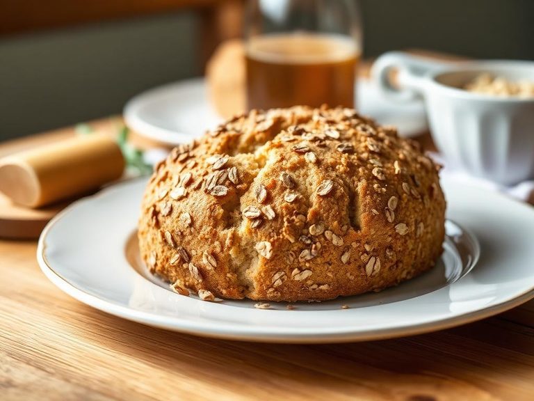 Barley and oat soda bread