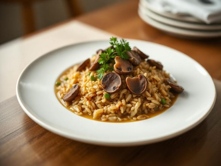 Barley Mushroom Pilaf