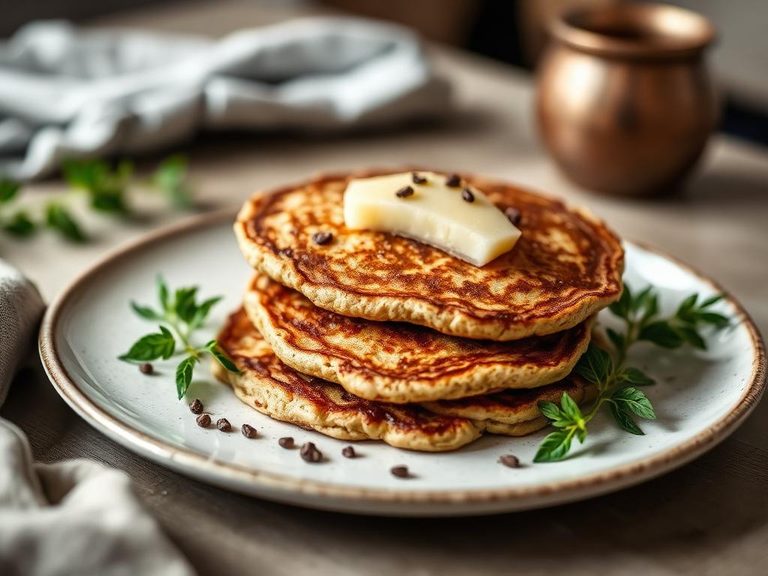 Barley pancakes