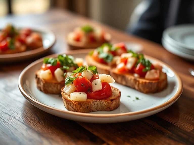 Base for a gluten-free bruschetta