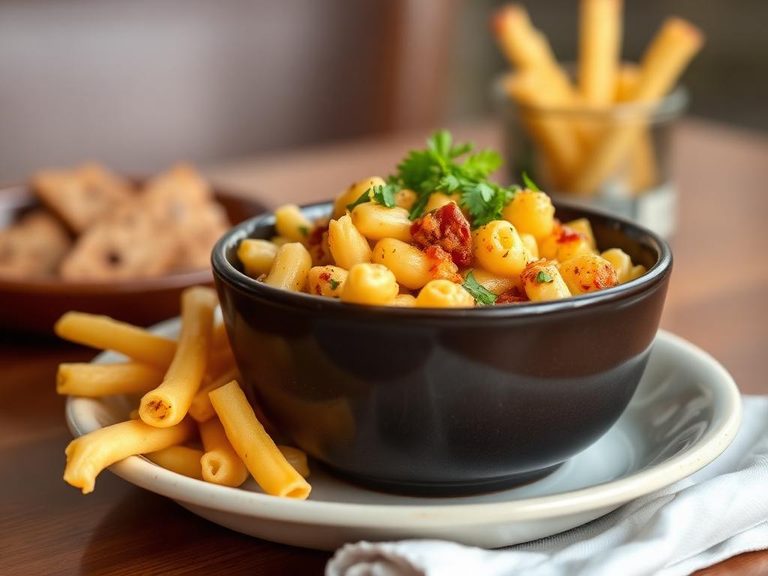 Base for a loaded mac and cheese bowl