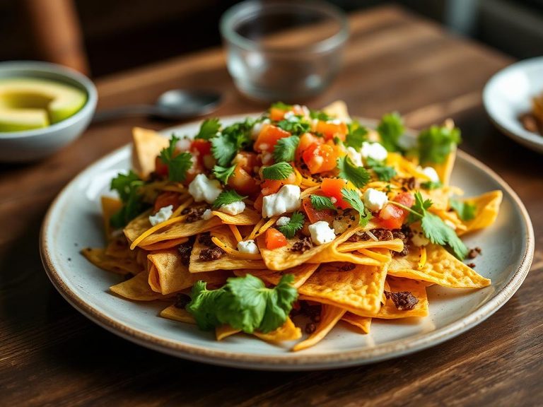 Base for a quick, no-cook nacho-style layer