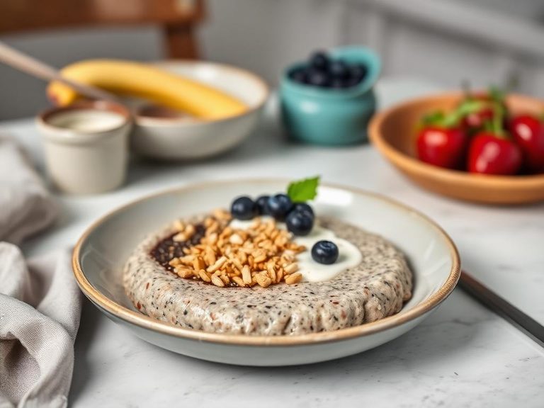 Base for a smoothie bowl or overnight porridge