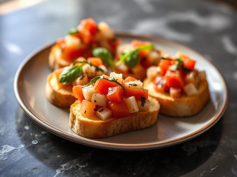 Base for bruschetta or crostini