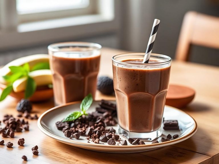 Base for chocolate protein smoothies