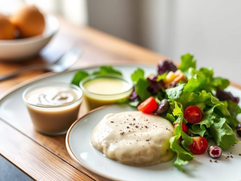 Base for creamy salad dressings